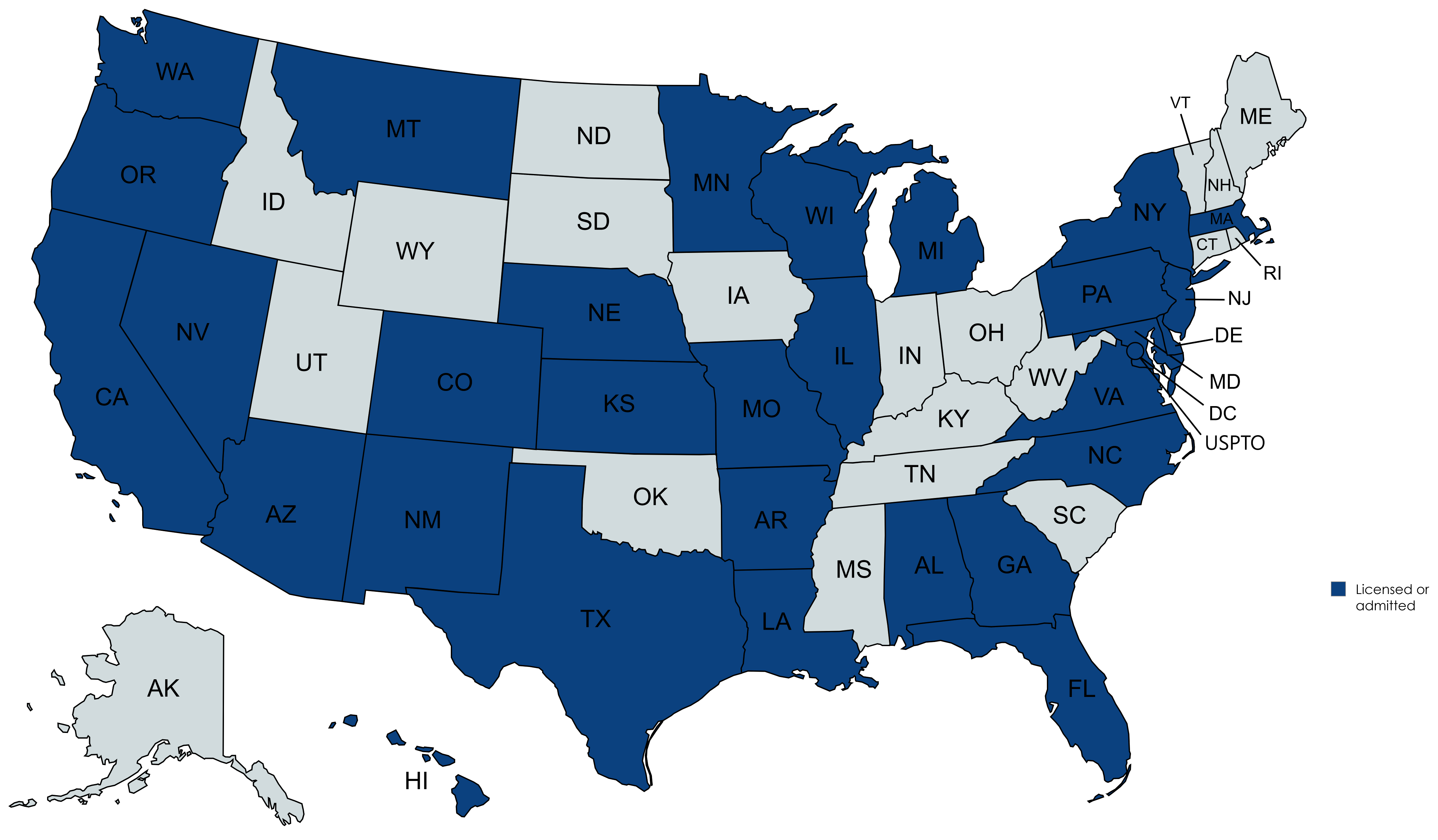 Hilgers License Map